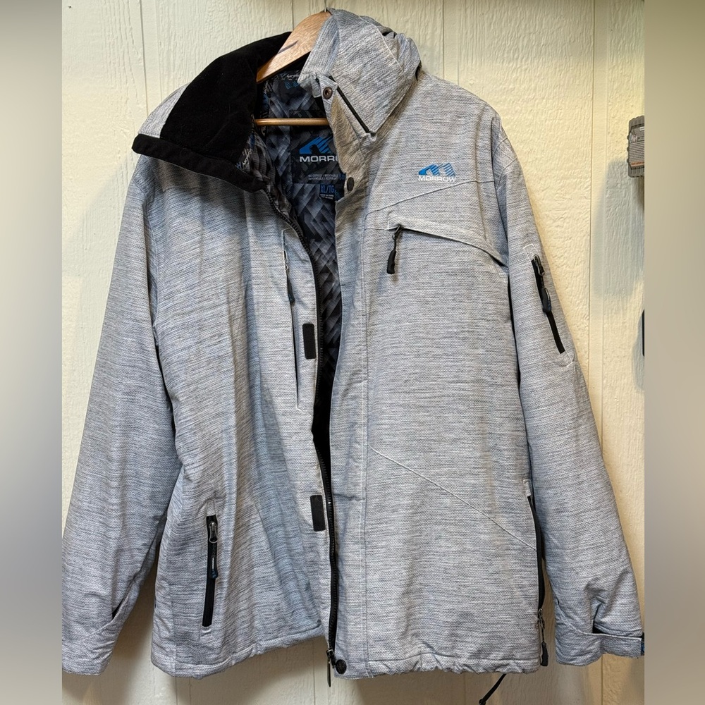Morrow 5000mm Men's Gray weatherproof ski snowboard Jacket
